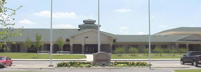 Picture of the front of Krause Elementary School