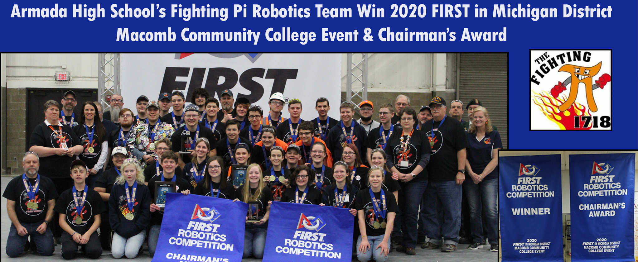 The Fighting Pi Wins FIRST Robotics District Competition