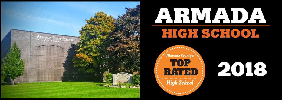 Armada High School was rated the top high school in Macomb County by the MDE