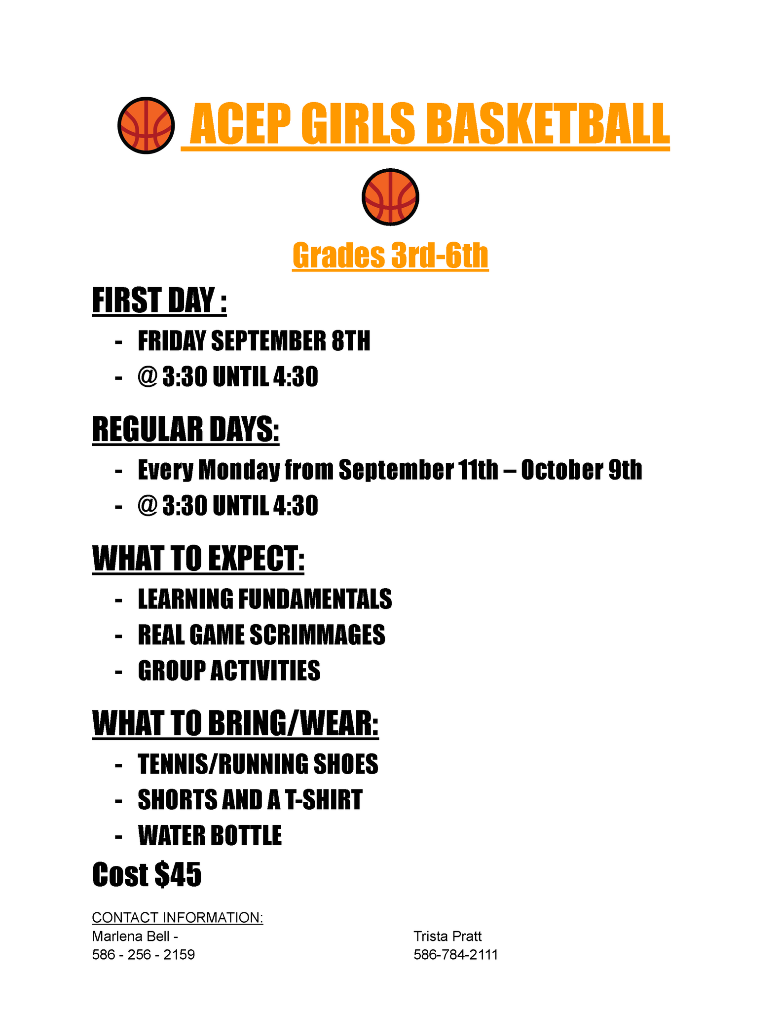 Armada Community Enrichment Program Our Community Our District