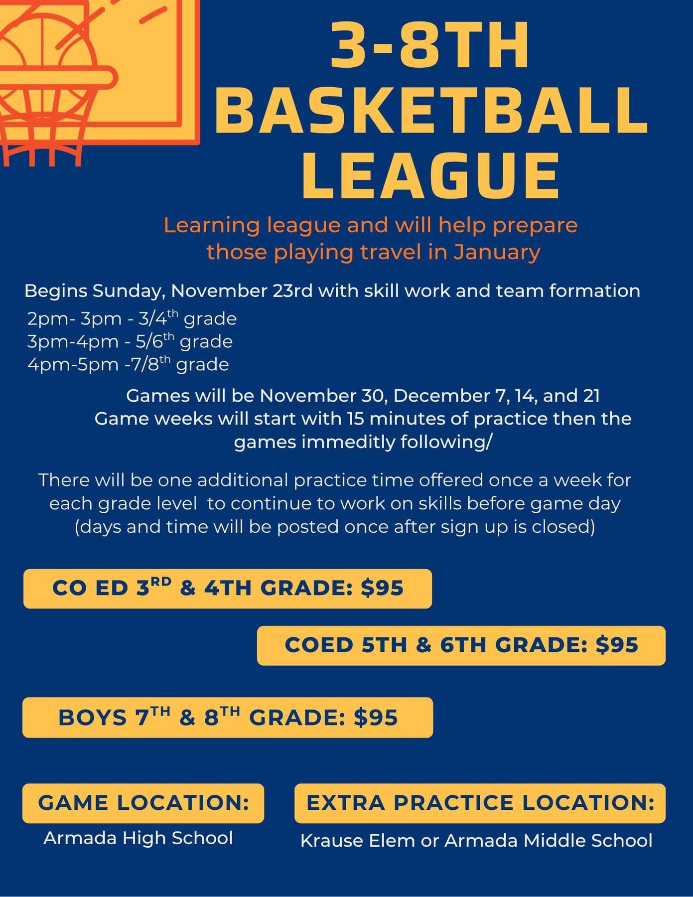 Basketball flyer