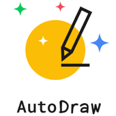 Image of a pencil drawing is linked to https://www.autodraw.com/